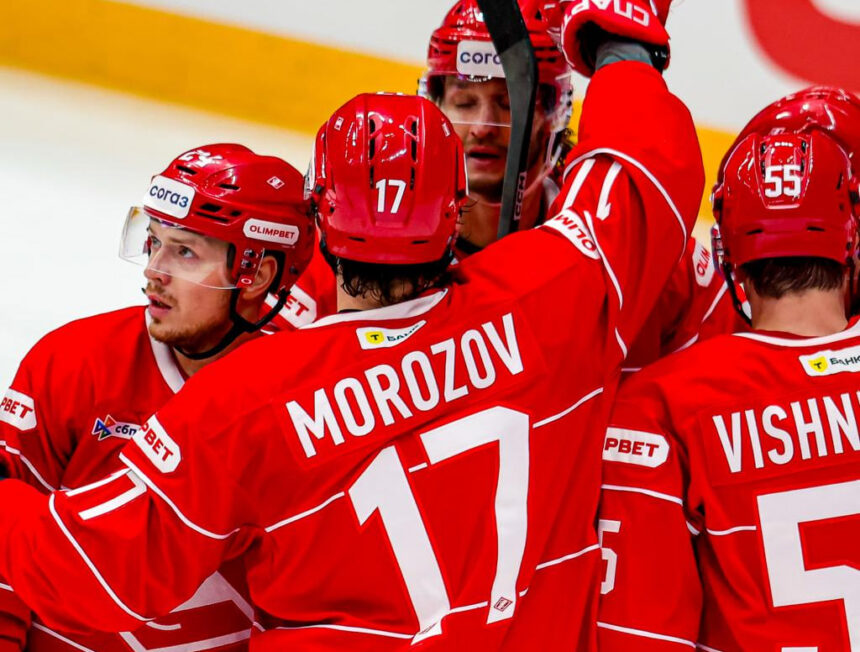 Хоккеисту «Спартака» сократили дисквалификацию до одного месяца