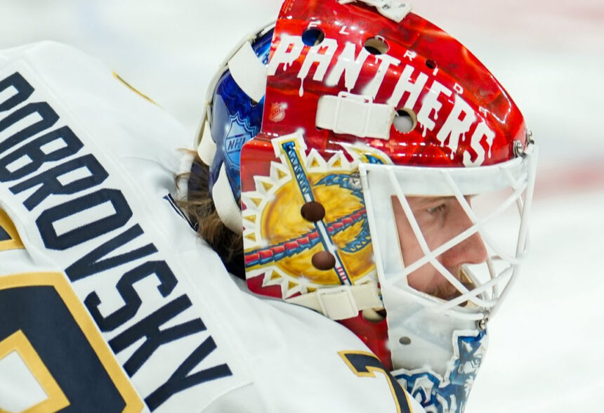 Сергей Бобровский впервые в карьере в НХЛ пропустил девять шайб за игру Сергей Бобровский впервые в карьере в НХЛ пропустил девять шайб за игру