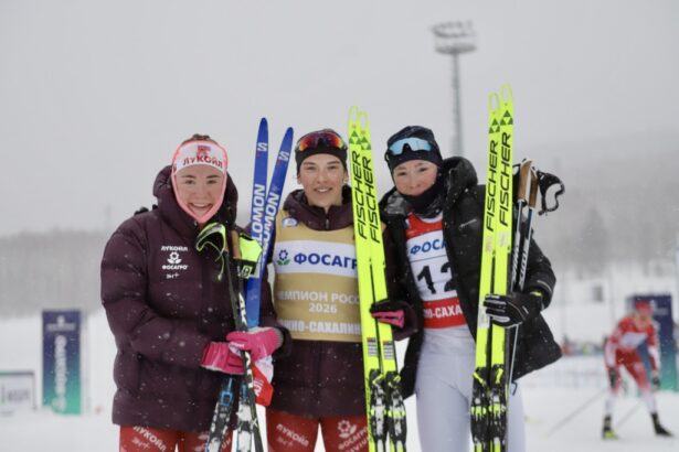 Крупицкая выиграла лыжный марафон на чемпионате России: 50 км в Южно-Сахалинске