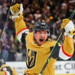 Шайба Барбашева помогла «Вегасу» обыграть «Юту» в первом матче серии