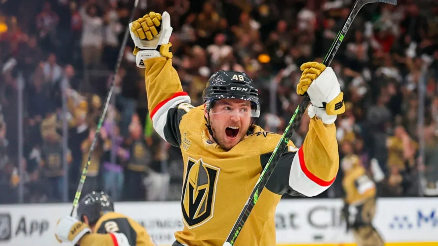 Шайба Барбашева помогла «Вегасу» обыграть «Юту» в первом матче серии Шайба Барбашева помогла «Вегасу» обыграть «Юту» в первом матче серии